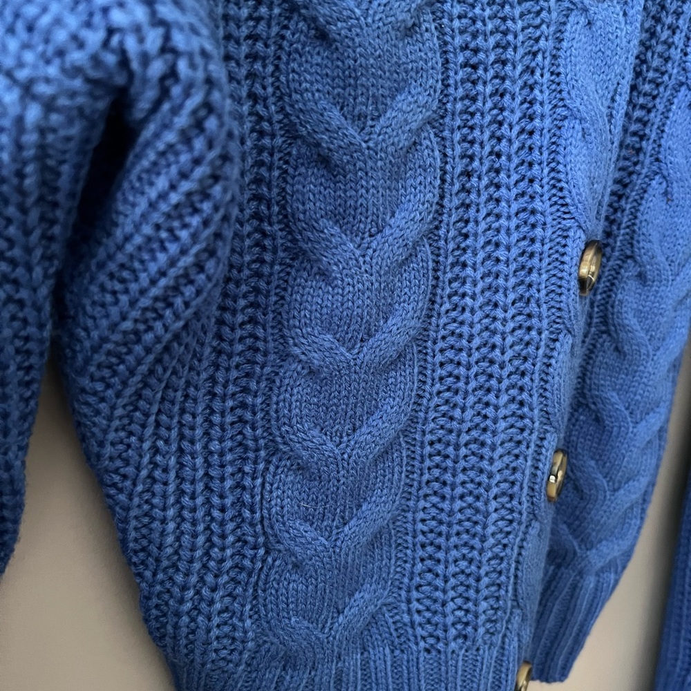 Moon & Madison funky blue sweater. Size S. - Picture 4 of 5